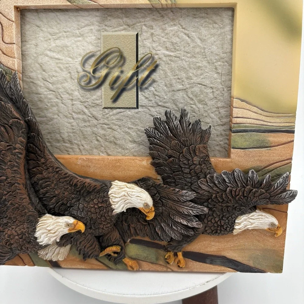 American Eagles 3D Photo Frame holds 3.5